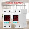 Three Display Adjustable Voltage Protector Intelligent Over-voltage Under-voltage Over-current