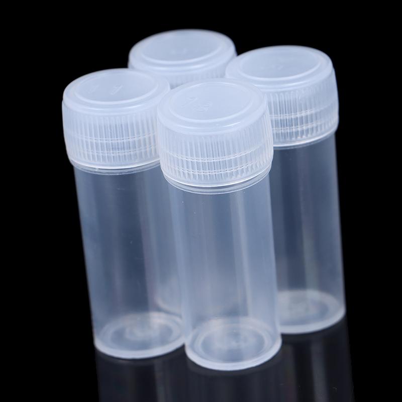 5Ml Plastic Sample Bottle Test Tube Mini Small Bottles Vials Storage Containers