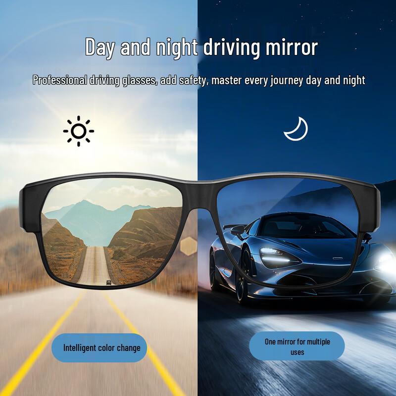 Фотохромные поляризационные солнцезащитные очки CAPONI Day & Night с клипсой для близоруких