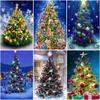 Diamond Painting Christmas Tree Scenery Full Round Rhinestone 5D Diy  Diamond Embroidery Cross Stitch Mosaic Home De