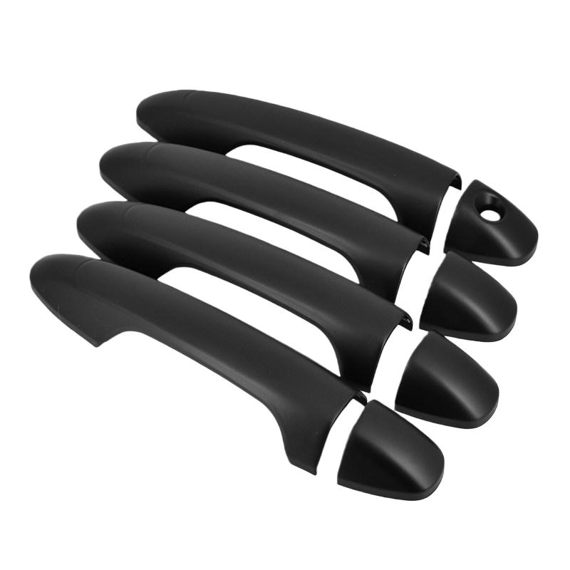 Car Decoration Door Bowl Handle Cover For FORTUNER 2016- Matte Black Cars Accessories Smart Holes Exterior Styling