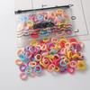 100pcs Elastic Children's Hair Rope Candy Color Hair Circle Children's Hair Accessories