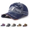 Hip-hop Letter Embroidery Baseball Cap Washed Cotton Baseball Hats  For Man Women Outdoor Sports
