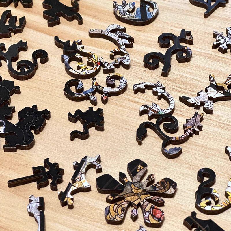 30*30 см пазл в форме церковного кота в форме соборного кота, 372 элемента, деревянная рамка для подарков на дни рождения и дни святого Валентина, игрушки