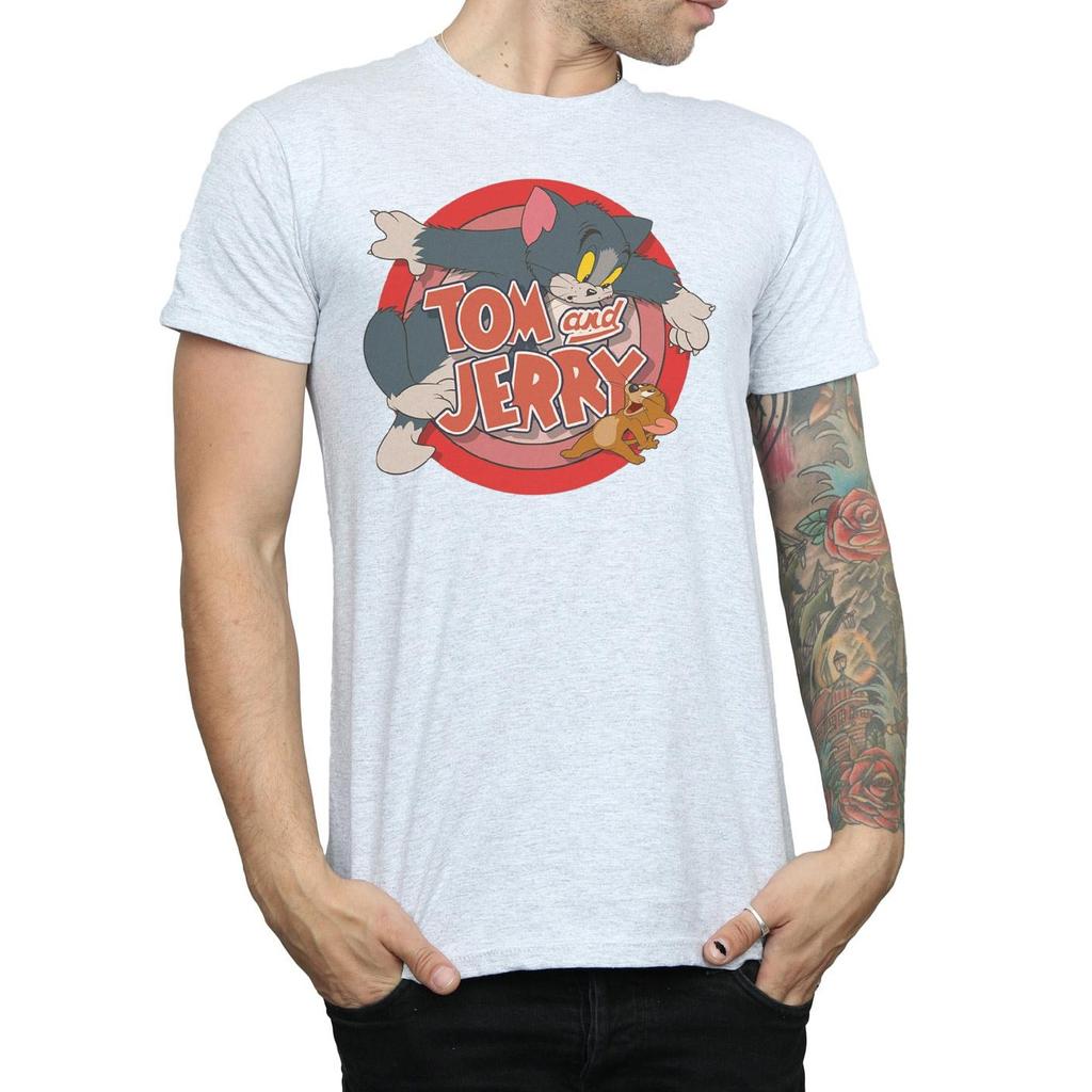 Tom and Jerry Mens Classic Catch T-Shirt