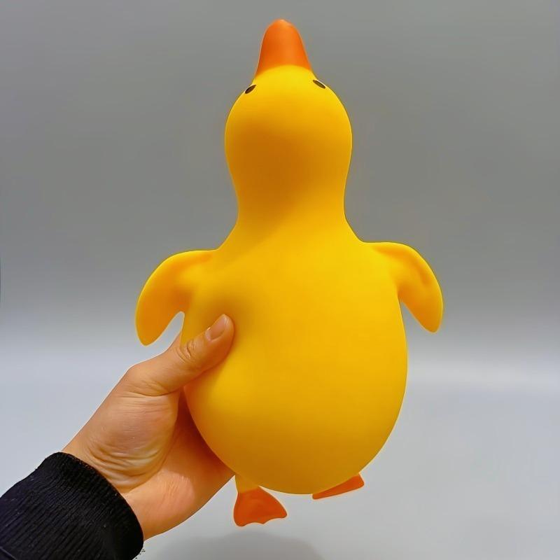 Гигантская желтая утка сквиши игрушка Милый гусь Сжималка Снятие стресса Растягивающееся животное Фиджет Подарок для взрослых и друзей