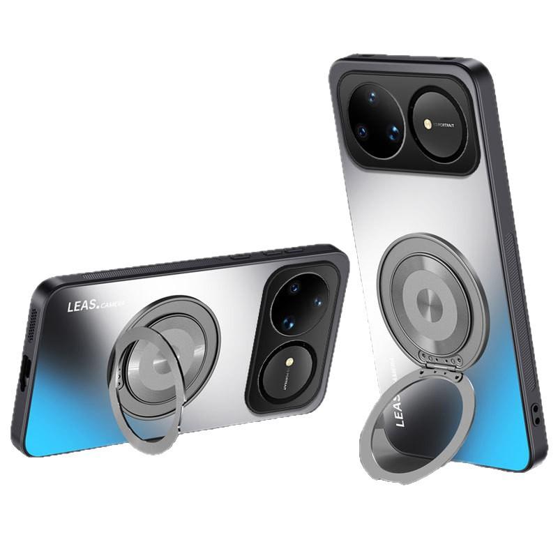 Чехол для мобильного телефона Huawei Nova11Pro магнитный держатель Nova11 ослепительный золотой матовый Nova11 защитный чехол жесткий