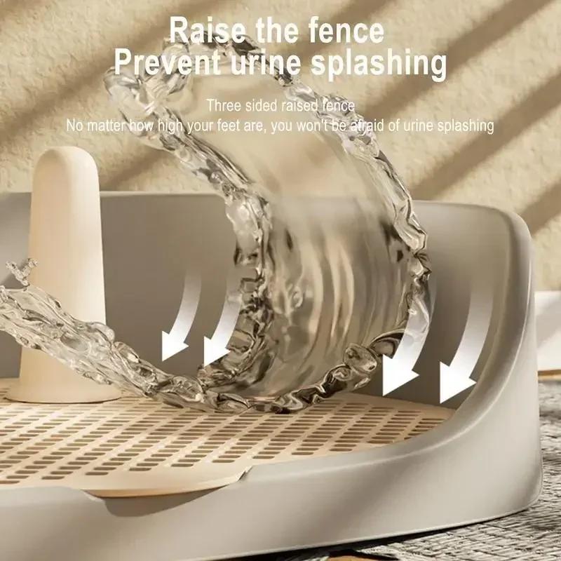 Large Size Portable Dog Training Toilet-Pet Litter Box Puppy Pad Holder Tray Indoor Dog Potty for Dogs Puppies Training Supplies