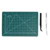 Craft Knife and Cutting Mat A5 Size Waterproof Mat Steel Blade Widely Used Self Healing Cutting Mat