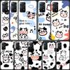 New Cute Cow Print Phone Case For Redmi Note 13 Pro 5G Plus 12 12C 10 10A 10C 9 9A 9C 9T 8 8A K60 K70 Pro Xiaomi Cover 7 7A 6 6A