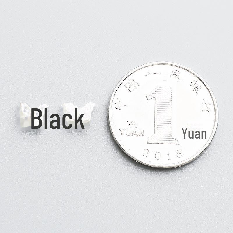 Бусины-разделители в виде тайских бабочек из стерлингового серебра S925 ручной работы для самостоятельного изготовления ожерелий или браслетов