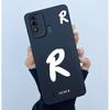For ITEL Vision 2S P37 P651L P651W Case Cover Lucky Initial Letter Silicone Soft Matte Phone Bumper for ITEL Vision2S P37 Casing