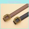 Stylish Womens Pu Leather Belt With Alloy Buckle For Casual And Office Wear
