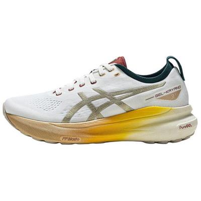 Gel-Kayano 31 Удобные Универсальные Низкие Кроссовки для Бега Женские кроссовки Белый Платиновый 1012B875-100