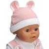 Doll Clothes for 36-43cm / 17Inch New Born Baby Dolls, Soft Outfit with Hat (Not A Doll)