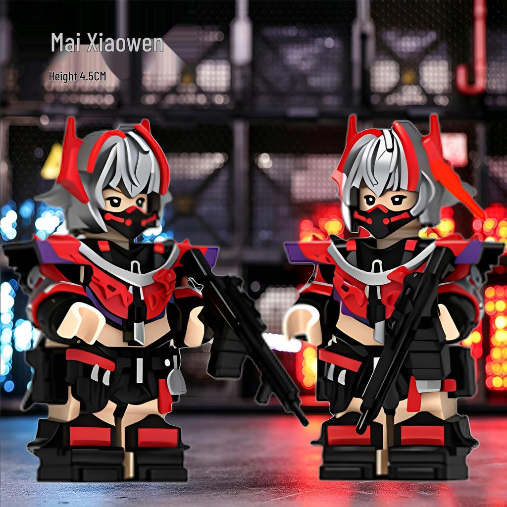 Фигурка-конструктор Mai Xiaowen Delta Operative, совместимая с минифигурками LEGO, игрушка