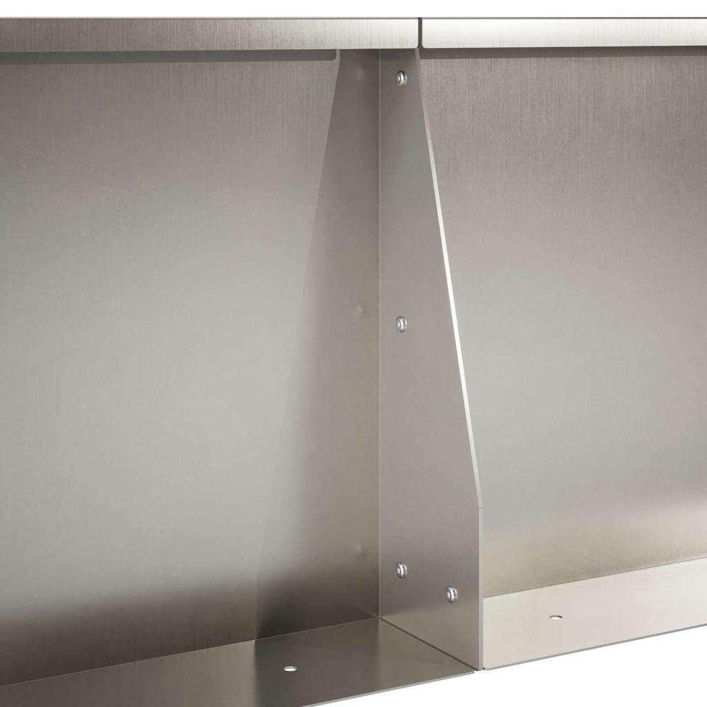 Retaining Wall 2 pcs 100 x 12 x 30 cm Stainless Steel Silver