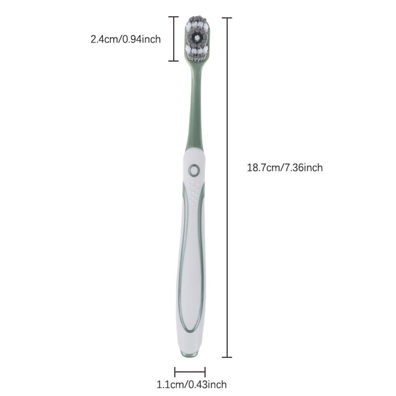 Зубная щетка Отбеливание зубов Сверхжесткая щетина Крест Удаление налета с языка Бактерии Пятна Стоматологический Уход за полостью рта