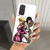 Чехол для телефона JoJo's Bizarre Adventure Golden Wind для Xiaomi Redmi Note 15 14 14S 13 12S 12 Pro 11S 11 Plus 11T 11E 10S Мягкий Funda P