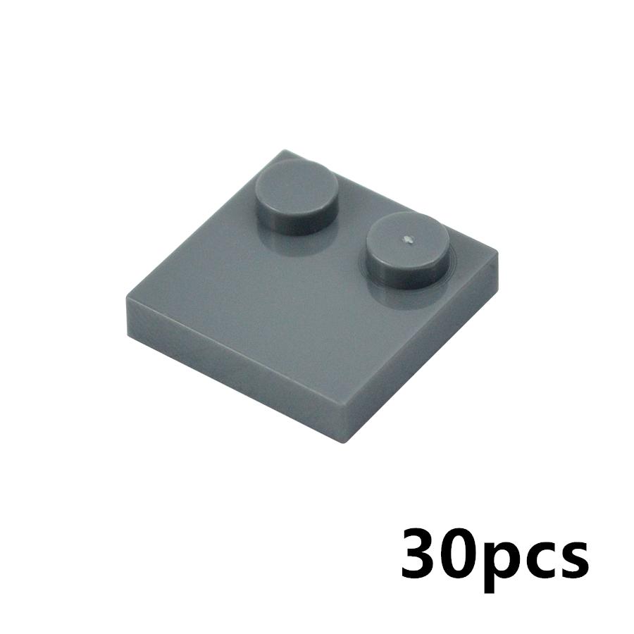 33909 Tile Accessories DIY Plastic Plates 30Pcs Building Blocks 2x2 Modified Thin Bricks MOC Compatible Educational Toys for Kid