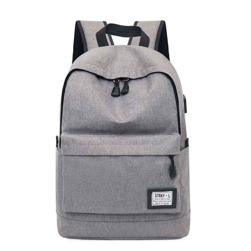 New Backpack Casual Simple Primary and Secondary School Student Schoolbag Large Capacity Travel Computer Backpack