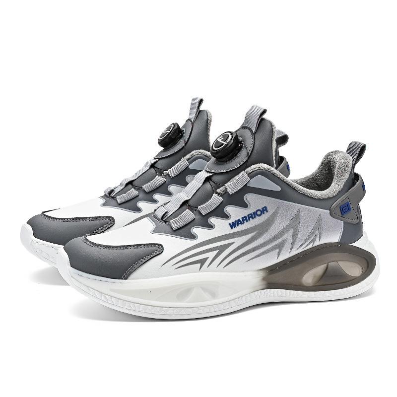 Мужские зимние кроссовки Warrior с водонепроницаемым нескользящим покрытием и подкладкой из бархата и хлопка