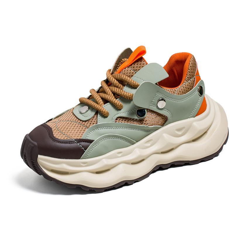 Оригинальные мужские модные кроссовки с дышащей сеткой на платформе мужские кроссовки на шнуровке в стиле хип-хоп повседневные мужские кроссовки Zapatillas De Hombre