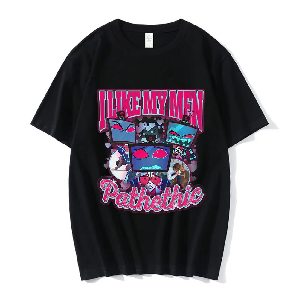 I Love My Men Pathethic Funny Meme Graphic Tshirts Men Clothing Fashion Hip Hop Short Sleeves T Shirts Cotton Casual Tshirt