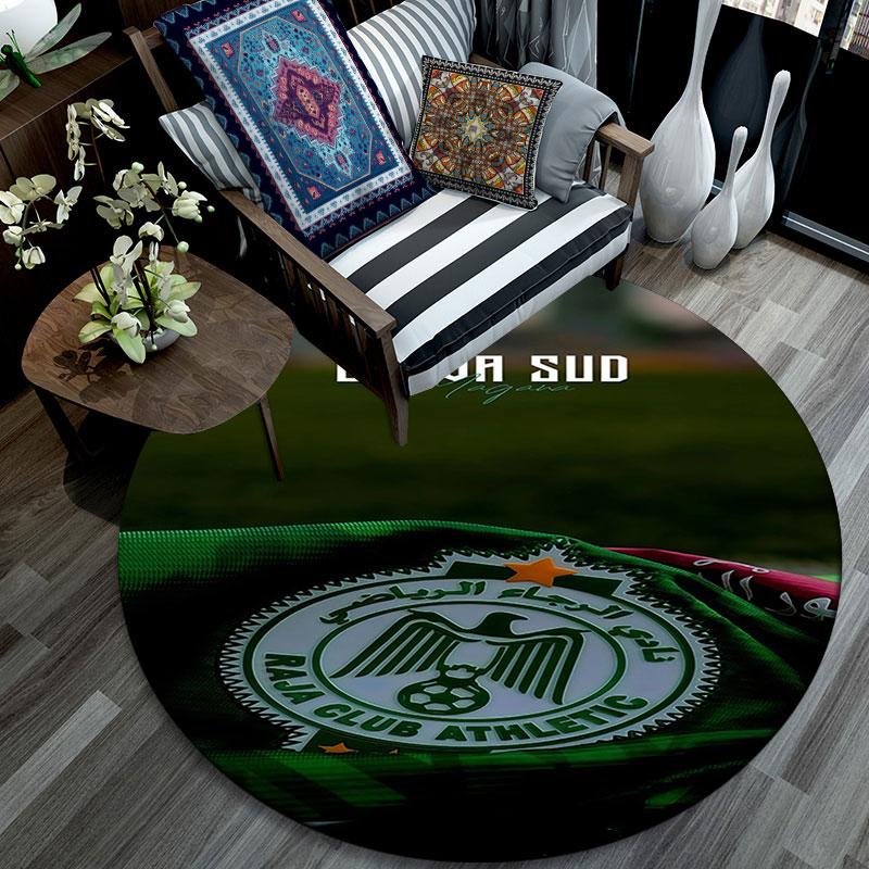 Morocco pattern round rug,Carpet Rug for Living Room Bedroom Playroom ,Non-slip Floor Mat,Holiday Gifts and Birthday Gifts.