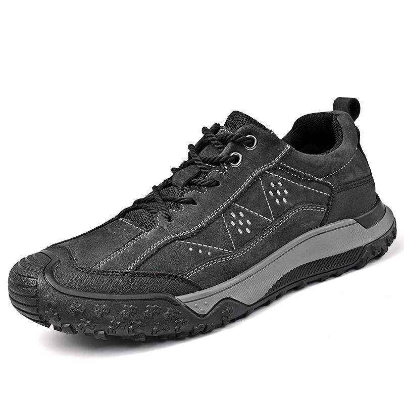 Модная мужская обувь для хайкинга из натуральной кожи, противоскользящие мужские кроссовки для улицы, обувь для альпинизма, роскошного качества, мужская трекинговая обувь, кроссовки для хайкинга