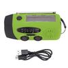 Emergency Hand Crank Radio with 3 LED Flashlight AM FM NOAA Portable Weather Radio Solar Powered