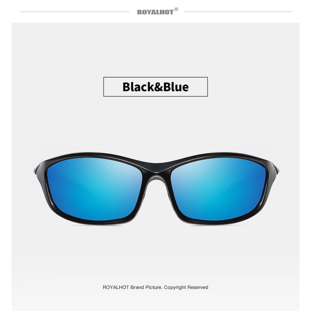 Royalhot Поляризованные спортивные солнцезащитные очки унисекс с полой оправой, винтажные солнцезащитные очки, очки в стиле ретро, солнцезащитные очки, UV400