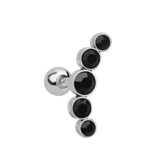 1шт женщин из нержавеющей стали хряща спираль козелка уха серьги-гвоздики для пирсинга подарок