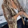 European and American Women's Sequined Long-Sleeve Autumn/Winter Blazer, 2025 Collection
