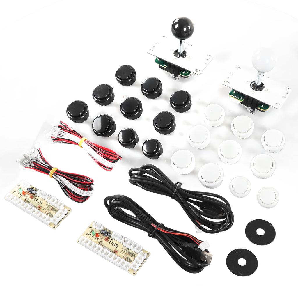 Игровой комплект для самостоятельной сборки на 2 игрока, USB-кодер для настольной игры, кнопки джойстика для дружеской встречи