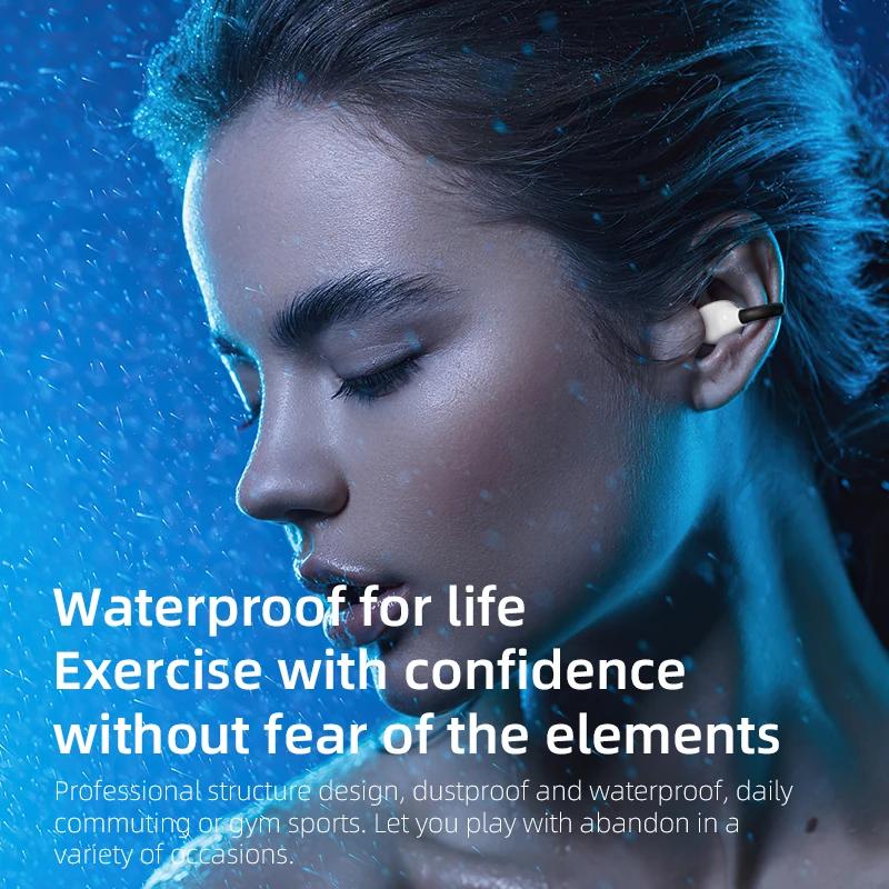 LS MY14 Pro Беспроводные наушники с костной проводимостью Fones Bluetooth 5.3 Ушная клипса для спортивных наушников Крючки для наушников с микрофоном