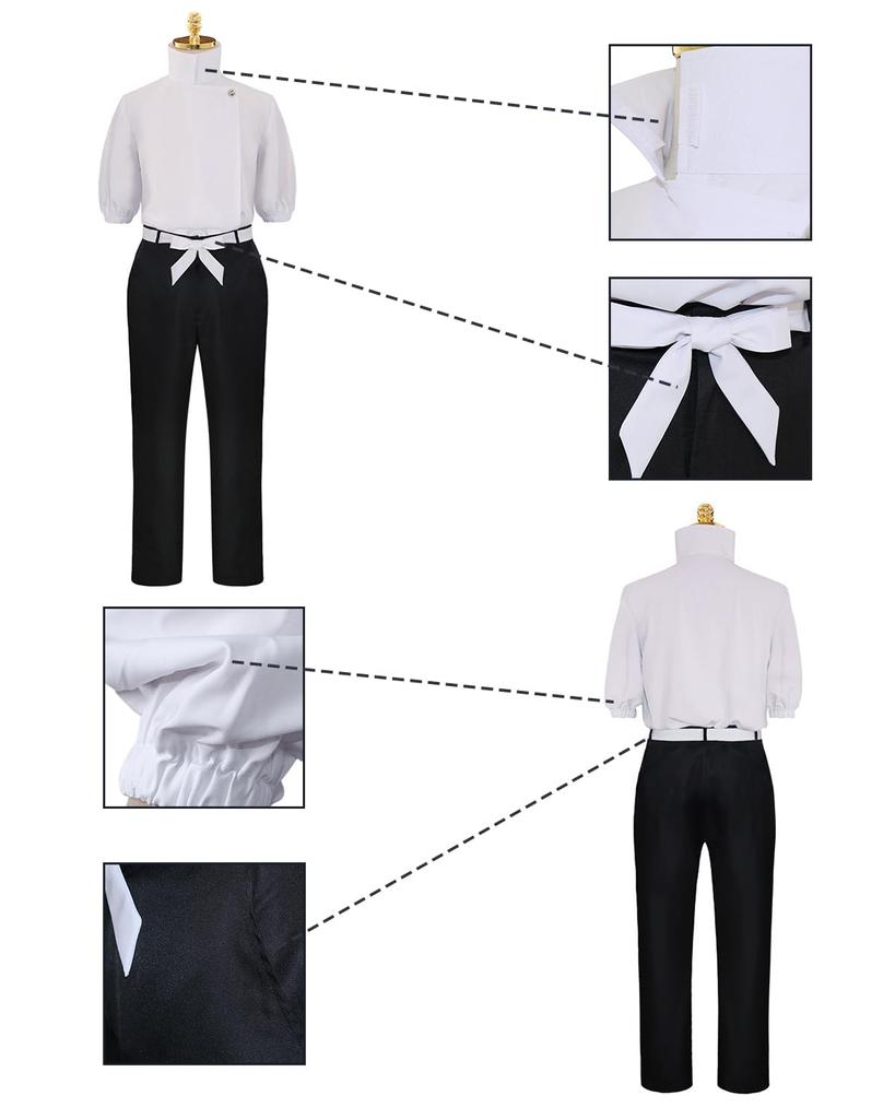 Косплей Оккоцу с париком Специальный костюм для косплея колдуна Дзюдзюцу Кайсен Полный комплект костюмов Взрослый костюм Культурный фестиваль Косплей Оккоцу с Ютой