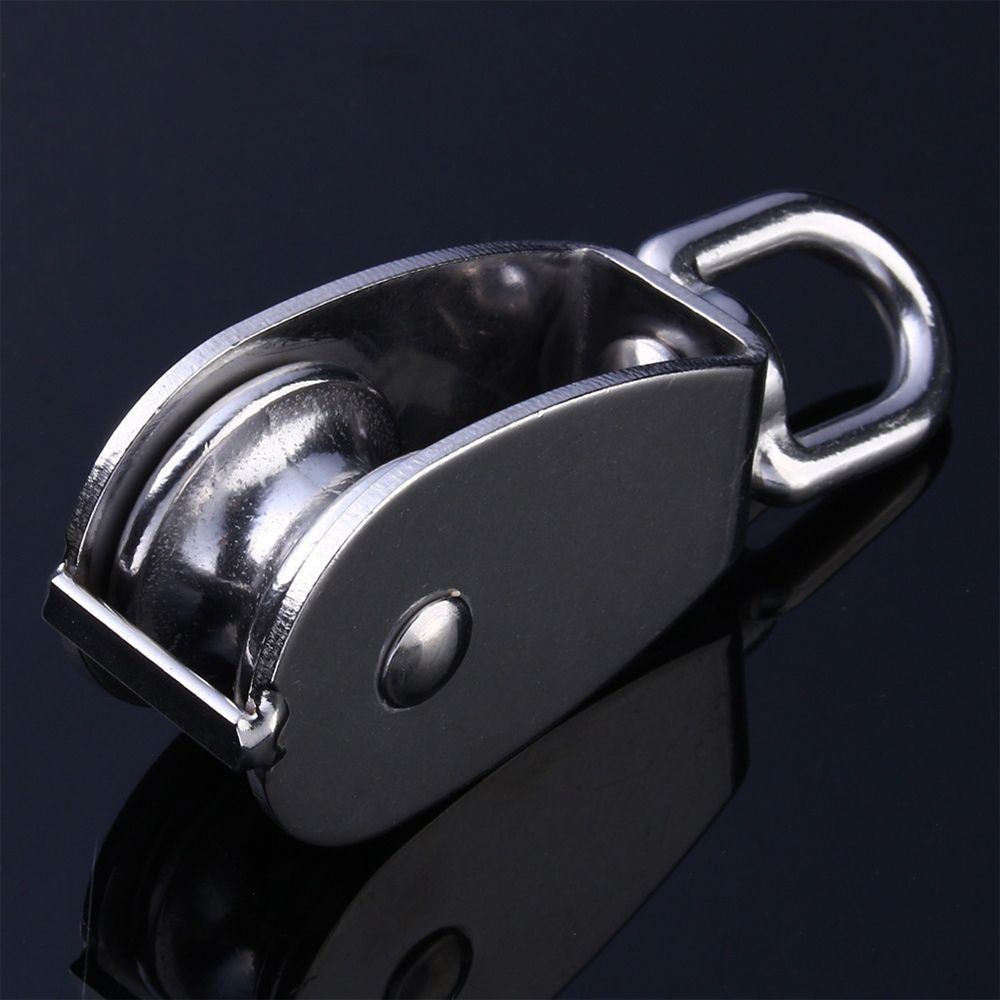 M20 M25 M32 In Traction Sheave Fixed Tool Lifting Swivel Stainless Steel Pulley Rope Single Wheel