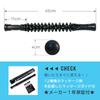 ACTIVE WINNER Fascia Release Roller Fascia Roller Massage Roller Massage Stick (черный)