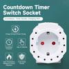 12 Hour Timer Socket Plug Smart Countdown Timer Outlet Universal Timing Switch 220V EU Plug Timing Socket For Kitchen Charge3