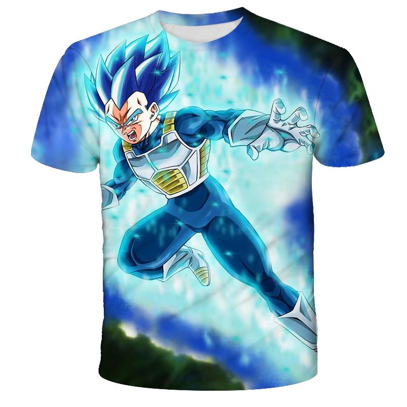 2026 Летняя Ретро Футболка Dragon Ball для Фитнеса Мужская Оверсайз 3D Печать Короткий Рукав Семейная Унисекс Детская Спортивная Футболка