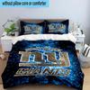 New York Logo 3PCS Bedding Set 2D Printing (Includes 1 Duvet Cover + 2 Pillowcases Coreless), Bedroom decor,Fan gift