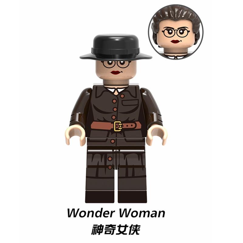Минифигурки DC Super Heroes Бэтмен Супермен Аквамен Чудо-Женщина Лига Справедливости Строительные Блоки Игрушки