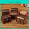 Антикварные деревянные шкатулки для украшений с крышкой для украшения спальни и стола, подарки