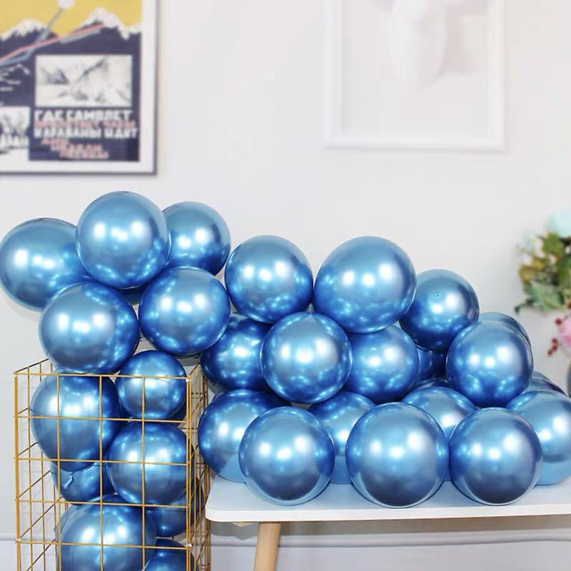 50Pcs/Set 10Inch Metallic Latex Balloon Romantic Wedding Theme Home Decoration Baby Shower Birthday Party Decor