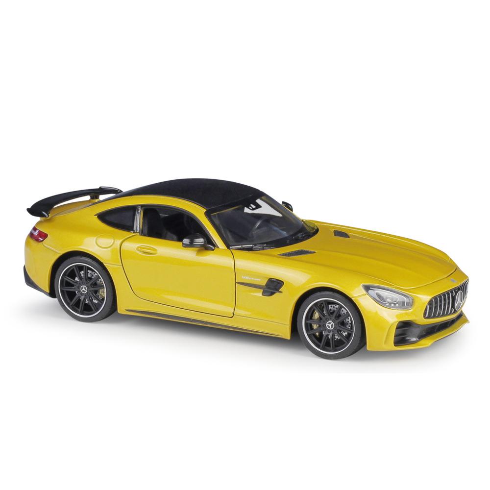 Welly 1/24 Mercedes Benz AMG GT R Сплав Спортивный Автомобиль Модель Литьевой Металл Гоночный Автомобиль Транспортные Средства Модель Симуляция Коллекция Подарок для Детей