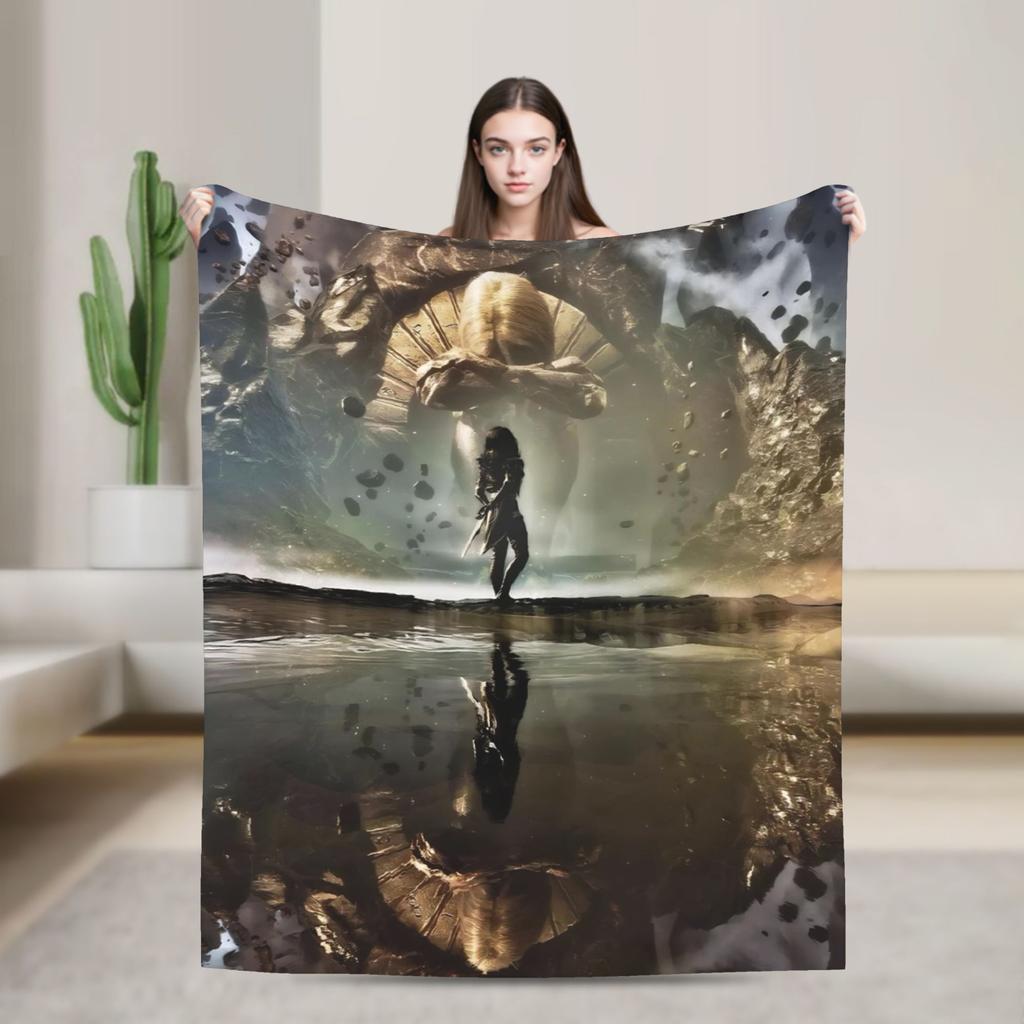 Esquie Clair Obscur Expedition 33 Game Blanket Plush Awesome Breathable Throw Blanket for Bed Sofa All Season