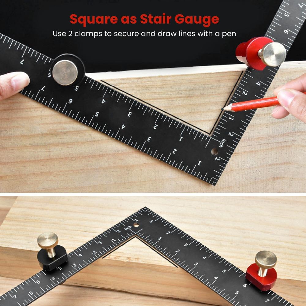 2 PCS Aluminum Alloy Bench Dogs 3/4-Inch Workbench Accessories Auxiliary Clamp  for Woodworking