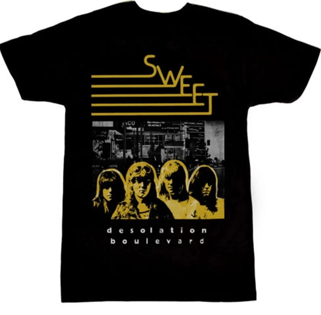 Sweet band album tour black T-shirt Unisex All sizes S to 5Xl