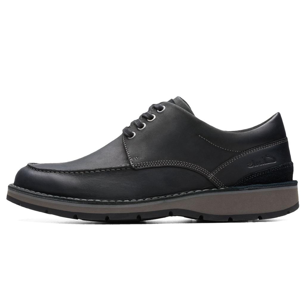 Clarks Gravil Series Leather Comfortable Versatile Casual Shoes Men sneakers Black 261745738
